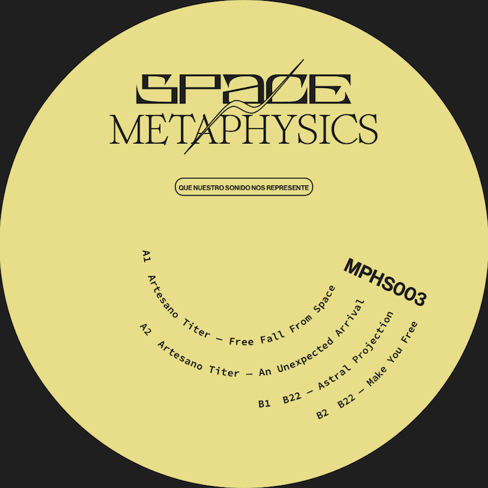 ( MPHS 003 ) ARESTANO TITER & B22 - Space Metaphysics ( 12" ) Mephis